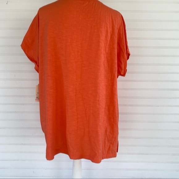 Short sleeve casual pocket tee Size 1x NEW - Picture 3 of 9